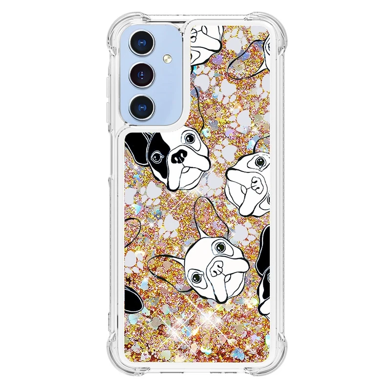 Glitter Dynamic Liquid Phone Case - Universal Compatibility for Samsung Galaxy Series