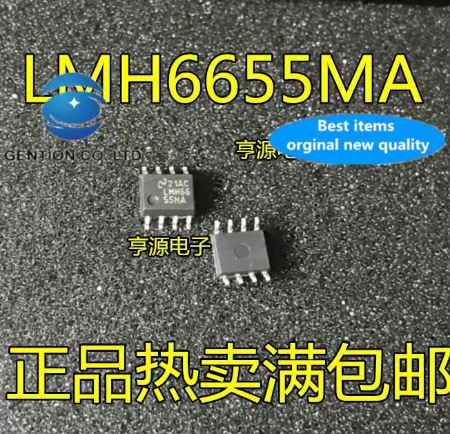 

10 шт., 100% оригинальные новые модели LMH6655MA SOP8 LMH6655 LMH6655M