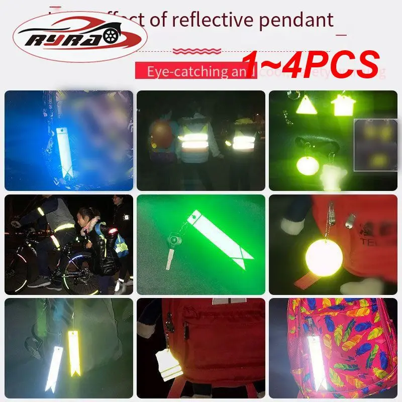 Keychain accessories, 1~4PCS Keychain Accessories, Using Advanced Reflection Technology, Rain Protection, Waterproof Material, Compact
