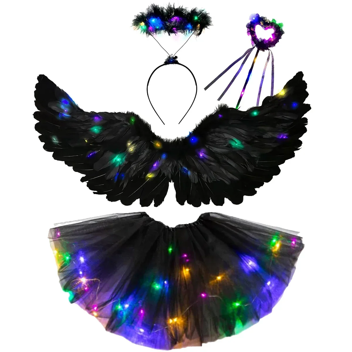 LED Angel Wings Set 4