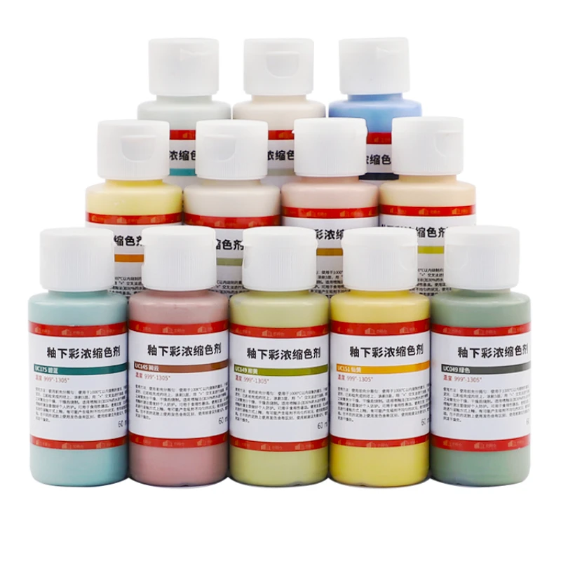 Ceramic Glaze Underglaze Color Concentrate Pigment 60ml