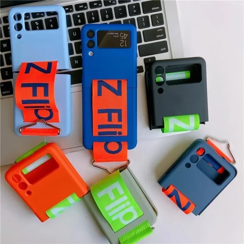 Luxury Shockproof Wristband Case with Hard Flip Cover