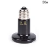 25W / 50W 75W 100W Pet Heating Lamp Black Infrared Ceramic Emitter Heat Light Bulb Brooder Reptile 4
