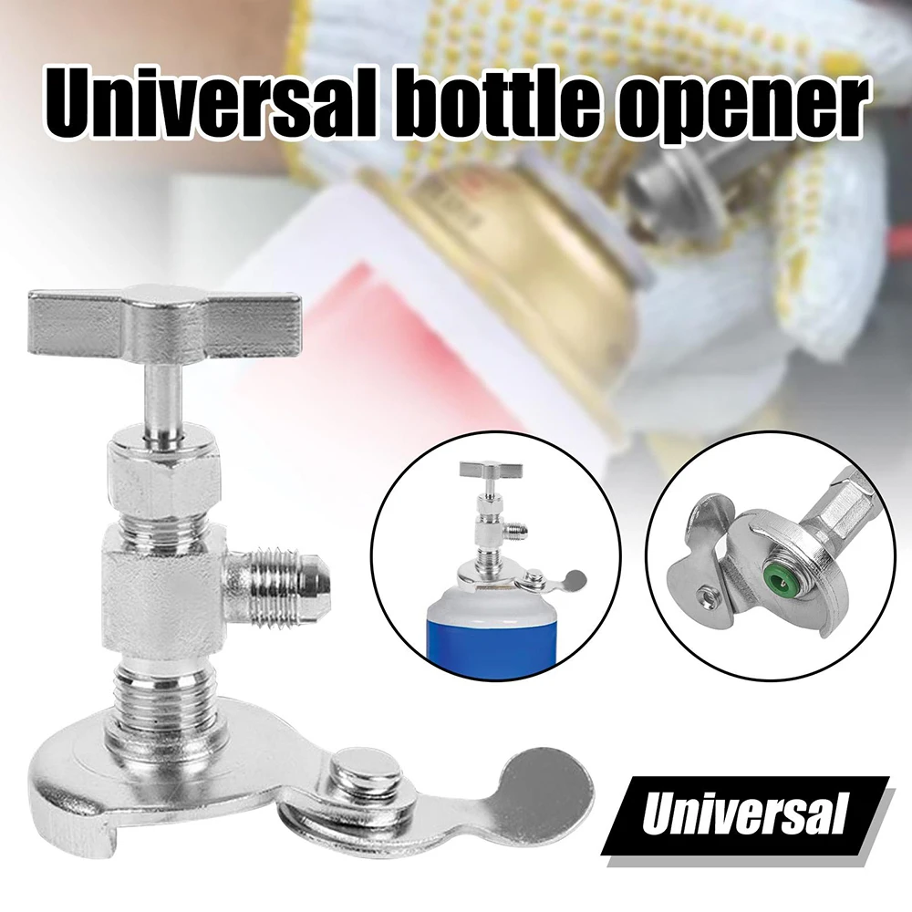 Valvola A Vite Universale Per Bombole Freon, Valvola Per Bombole Freon 134A R12 R123 Gas, Nipplo Con Filettatura Interna