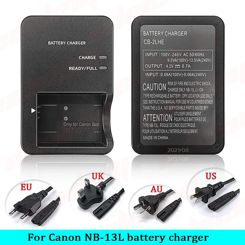 Canon G7x Mark Ii DSTE CB 2LG 2LH Batteria USB Dual Quick Caricatore Compatibile Per Canon Nb 13l Canon Legria Mini X Powershot Sx740 Hs N100 G9 X G5 X Mark Ii