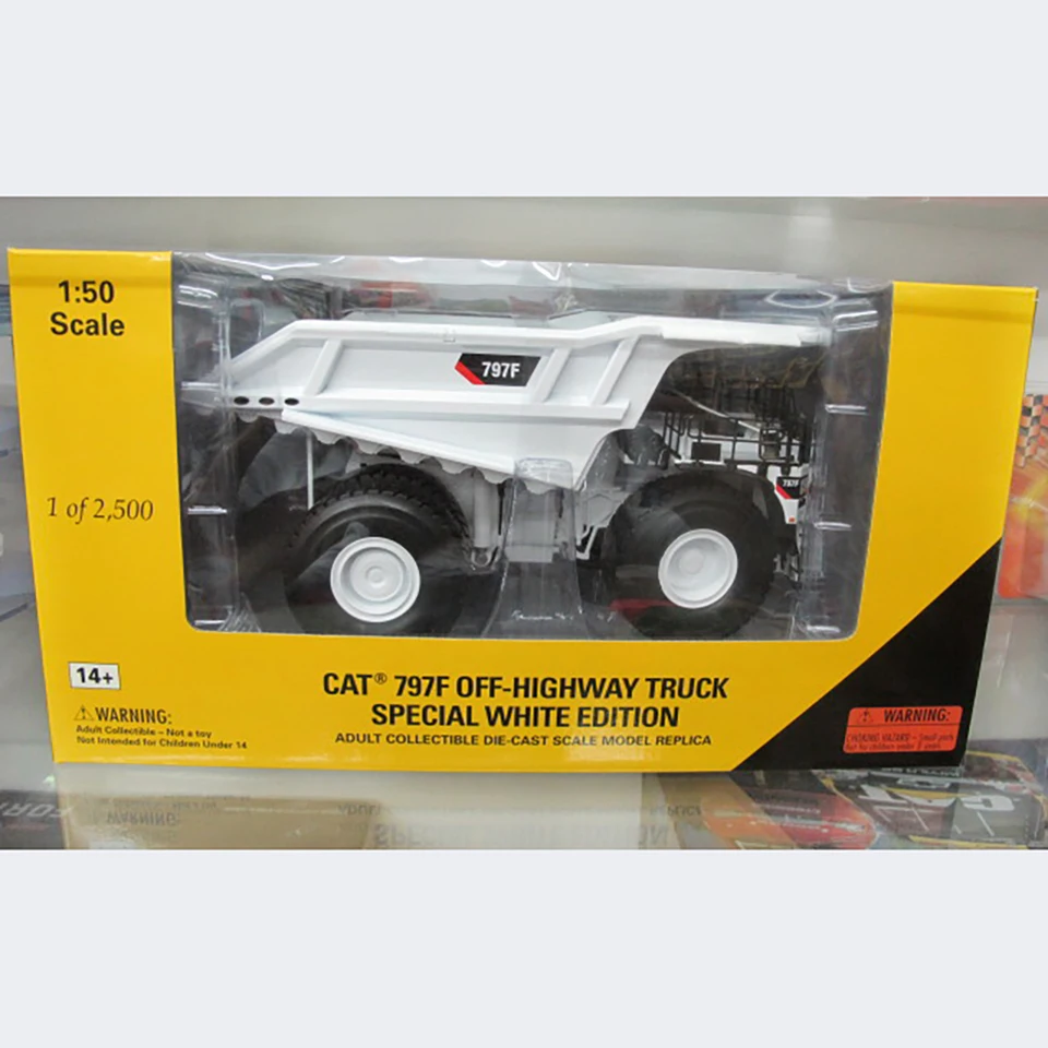 Cat 797F Mining Truck Special White Edition 1:50 Scale Die