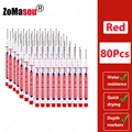 20mm Red 80pcs