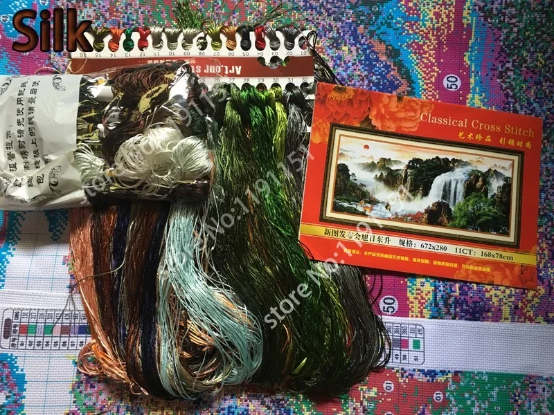 Needlework DIY Precision printing Landscape painting Cross stitch Sets For Embroidery kits Cross-Stitch cross stitch kit