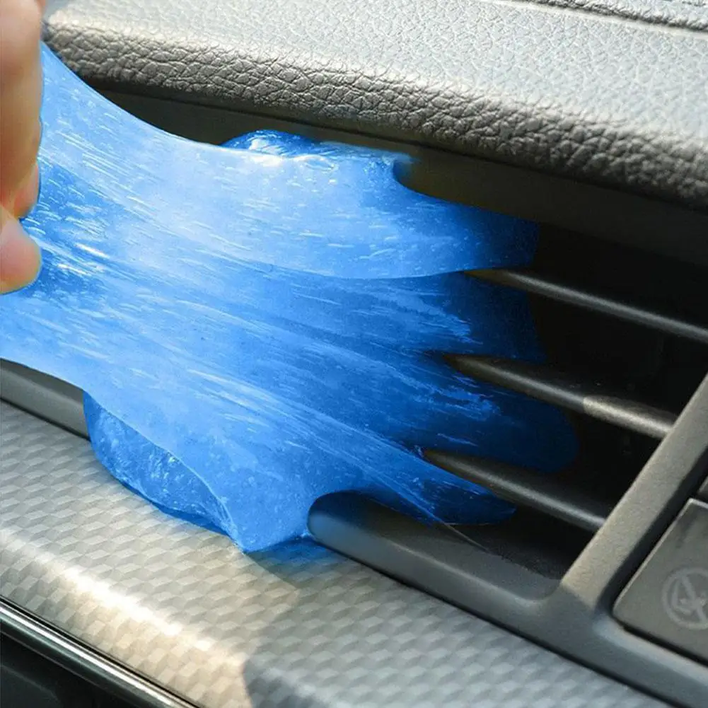 1pc Car Cleaning Gel Reusable Keyboard Cleaner Gel Tool Dust Vent Removal Slime Automobile Dirt Gel Cleaner Air Multiuse L8X0