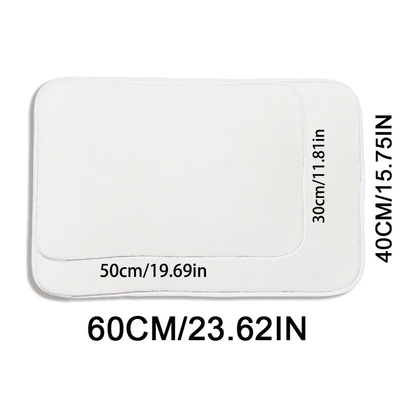 미끄럼 방지 욕실 매트, 오션 스타일 흡수성 목욕 러그, 현대 미술, 실내 및 실외 부드러운 바닥 패드, 욕실 장식, 1 개