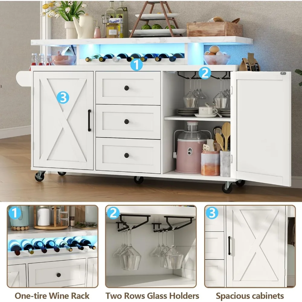 Drawer and LED lighting details