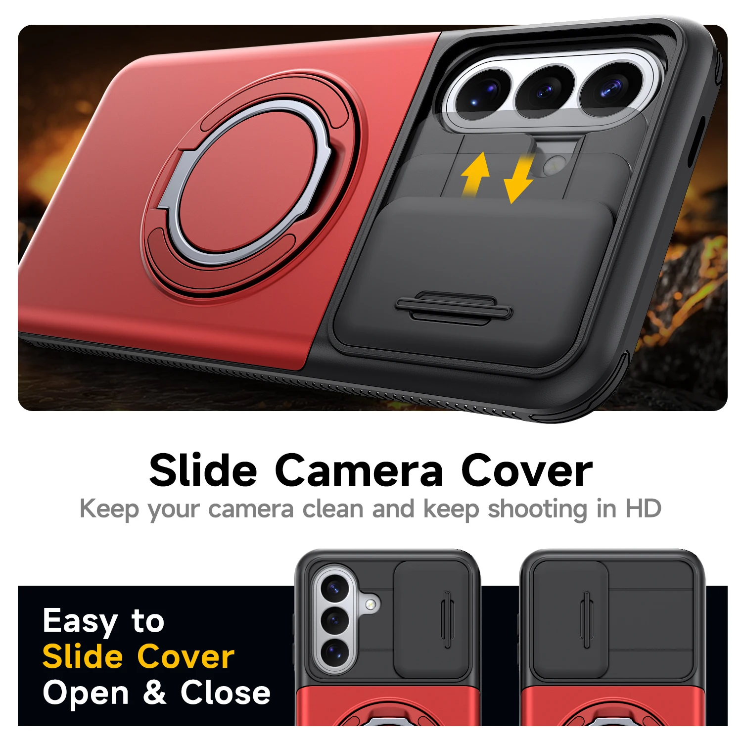 Kickstand Phone Case with Hidden Card Slot