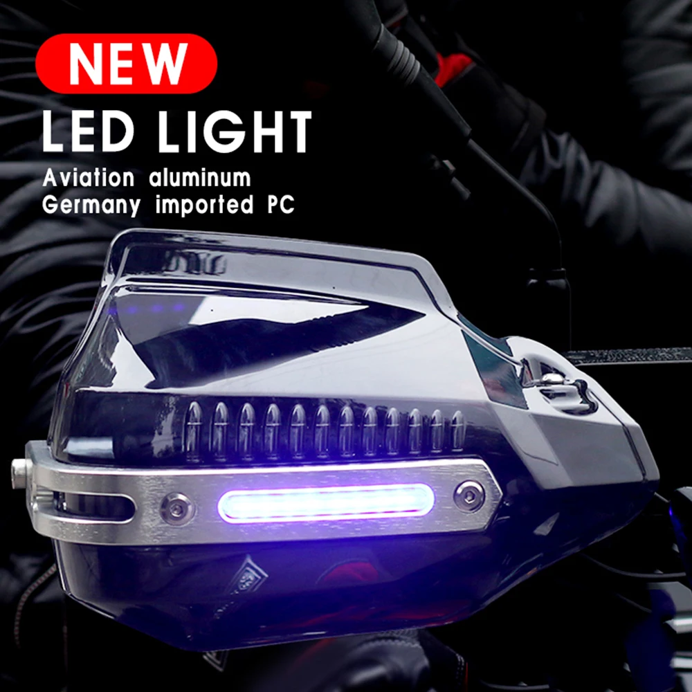 

Motorcycle Handlebar Protection Handguard Handlebar Hand Guards with LED Light for Suzuki Tl1000S Vstrom 650 Dl650 Gsr 600 750
