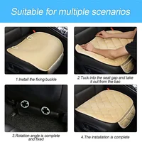 1pc Car  Winter Universal Warm Seat Cover Cushion Anti-slip Front Chair Seat Breathable Pad Car Seat Protector for Cars 4