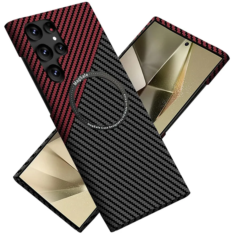 Ultra Slim Carbon Fiber Magnetic Matte Case