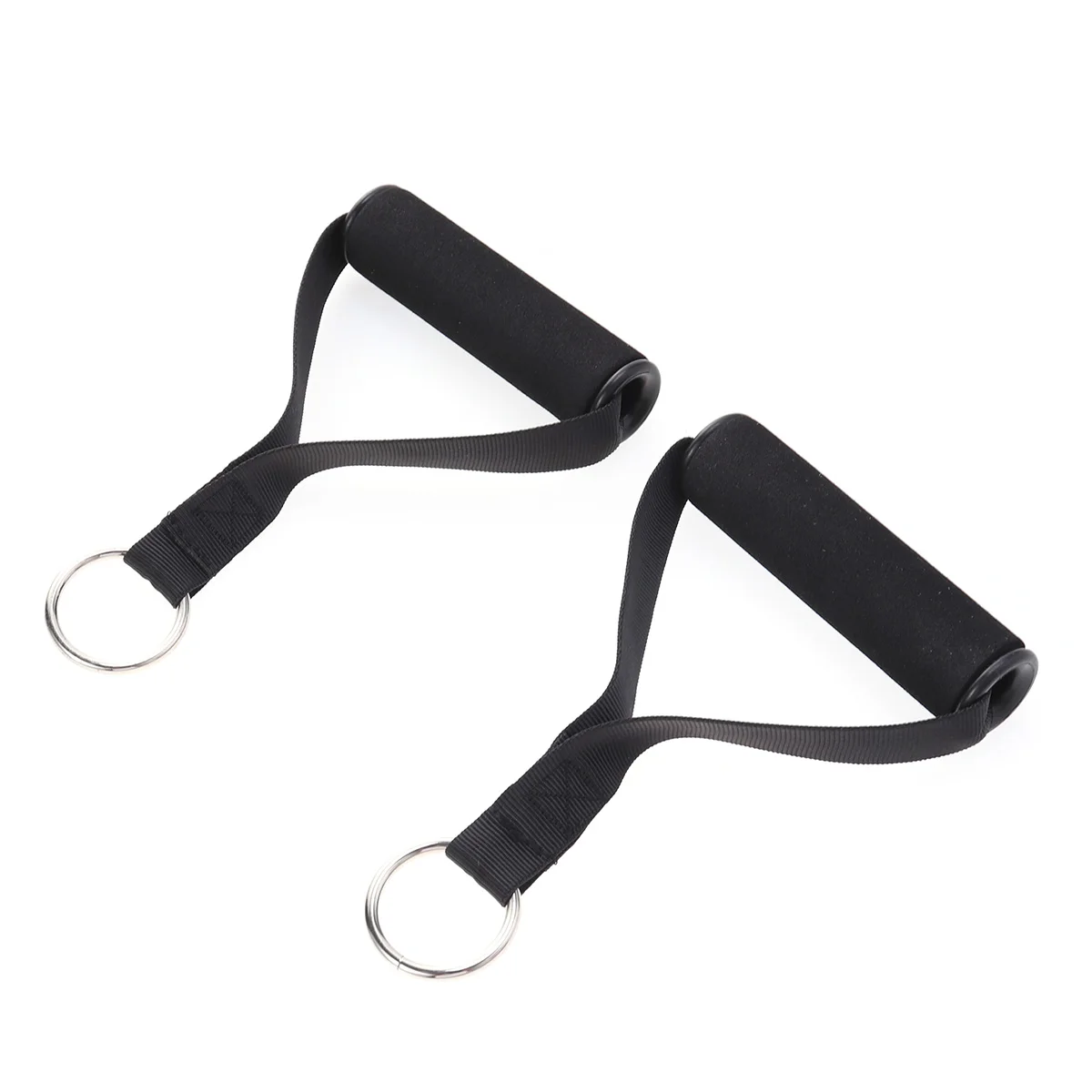 

Resistance Pulley Bands Workout Training Strap Handle Heavy Duty Exercise Handles Attachment for Cable Machine Yoga Pilates
