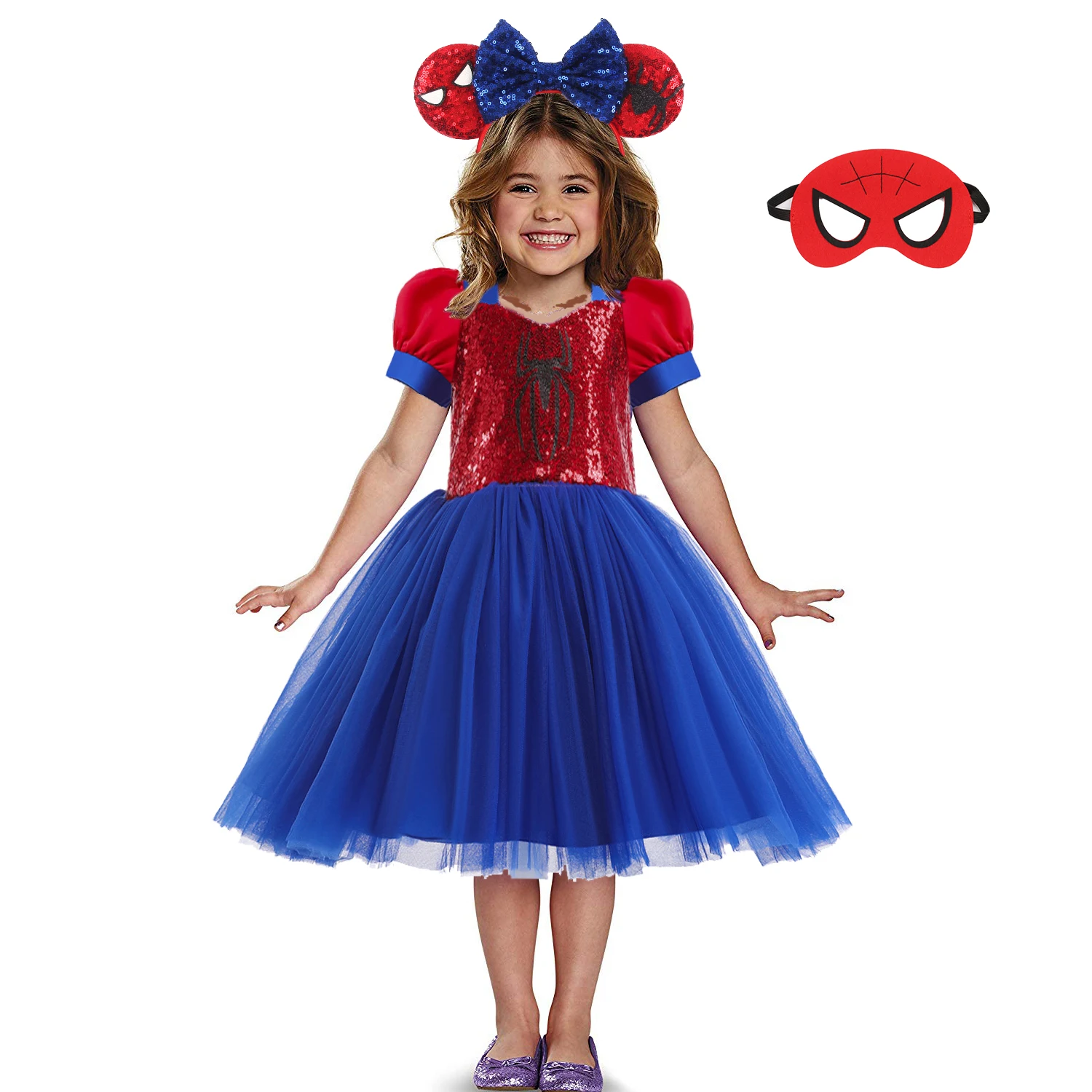 Women's Marvel Classic Spider-Girl Tutu Dress Costume Spider Girl Costume  With Tutu
