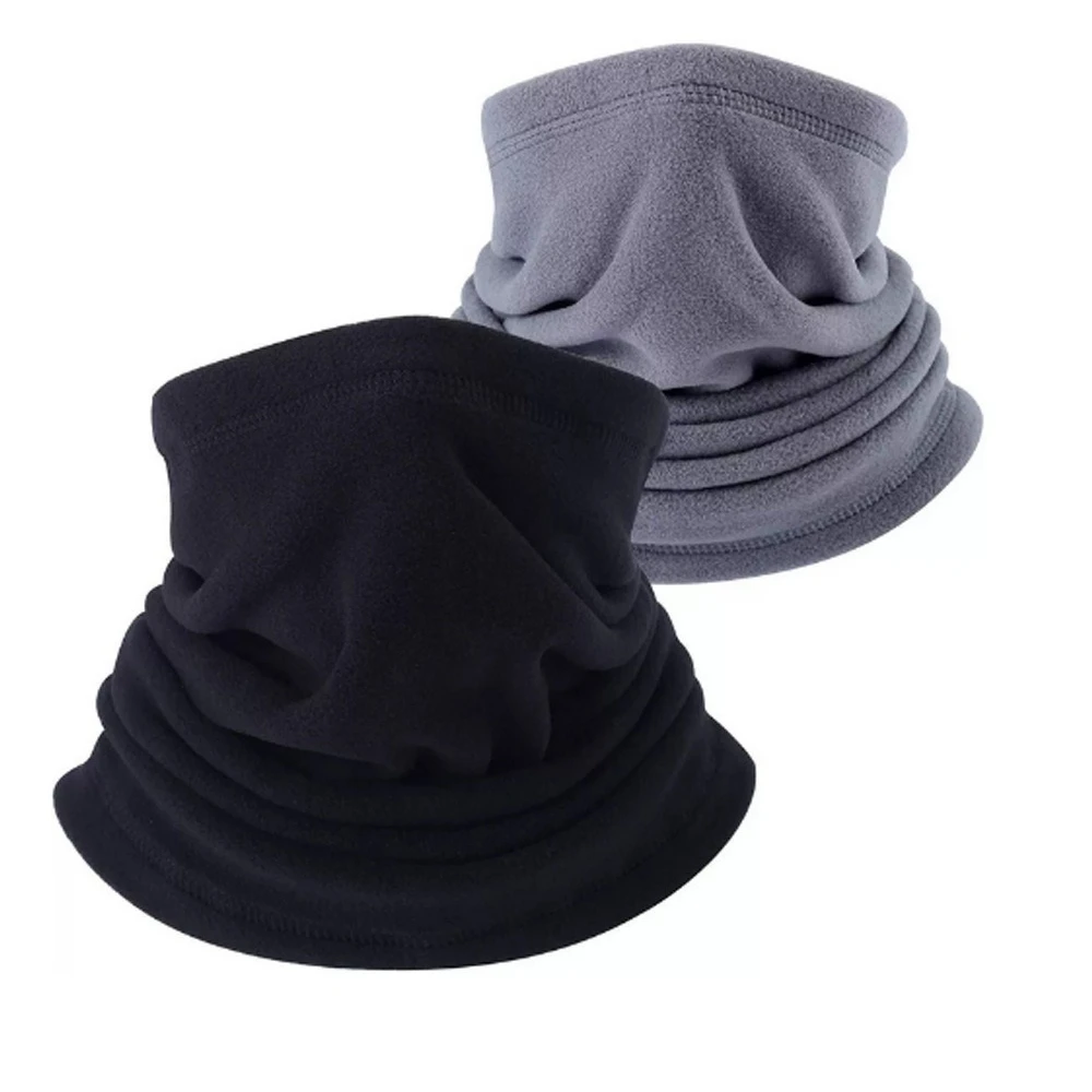 Men Winter Neck Scarf Polar Fleece Ski Tube for Outdoor Sport Cold-proof