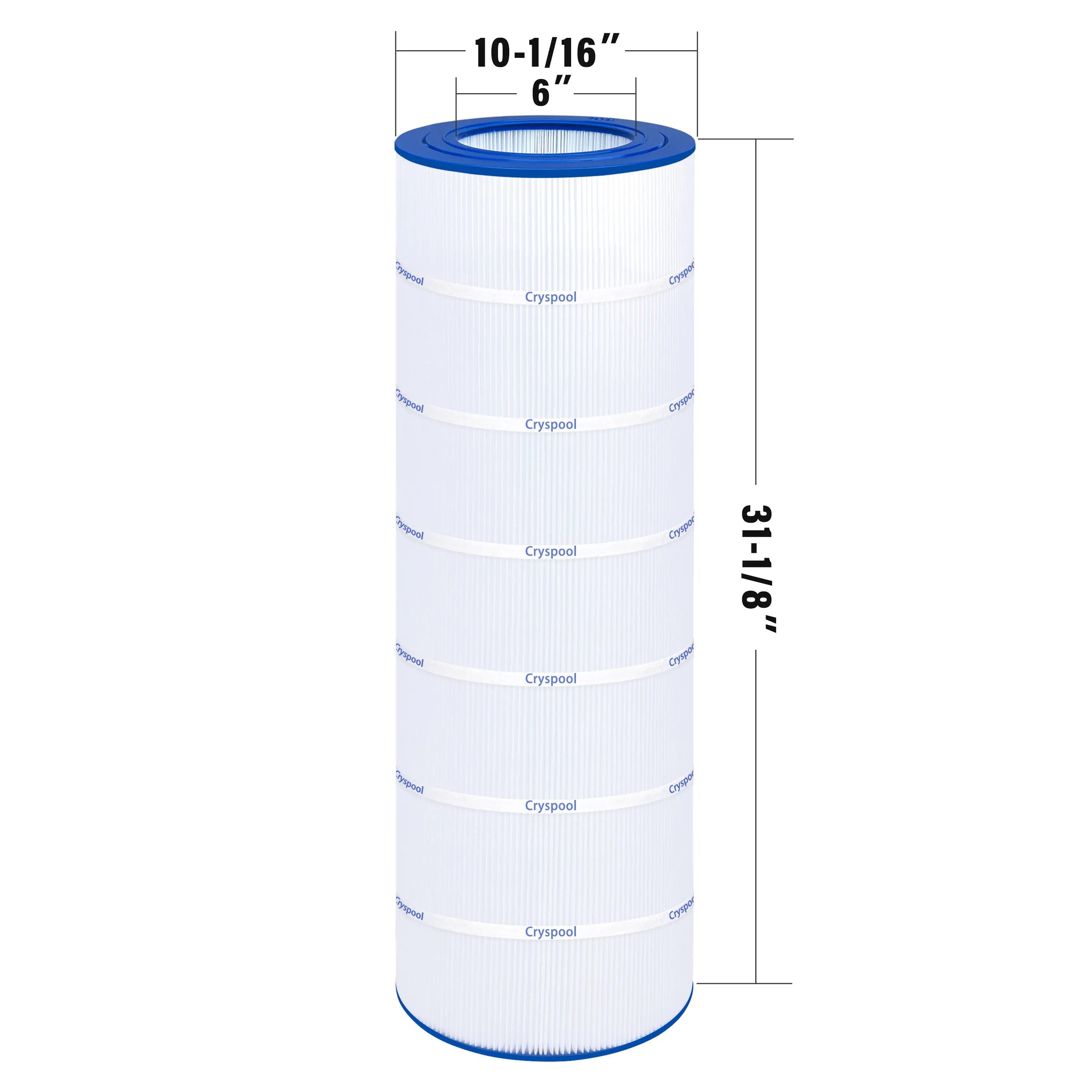 Cryspool Pool Filter Compatible with Clean & Clear 200, CC200, PAP200, R173217, C-9419, FC-0688, 200 sq. ft. 1Pack