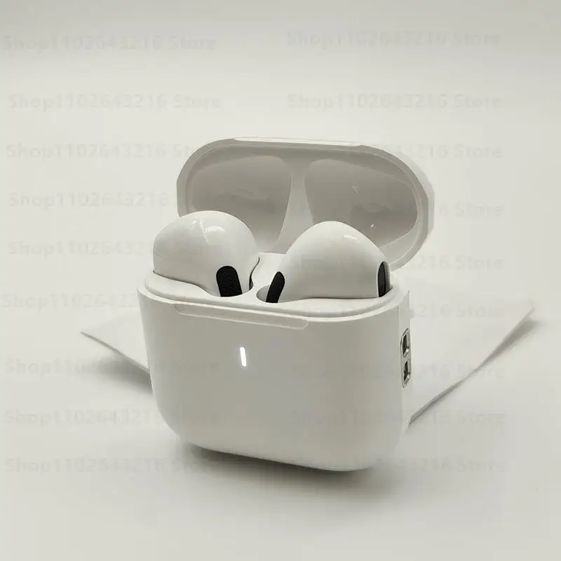 에어팟  신상 에어 무선 블루투스 이어폰, 애플 헤드폰, 야외 스포츠 헤드셋, 터치 컨트롤 이어버드, 충전 통 랜야드 포함 