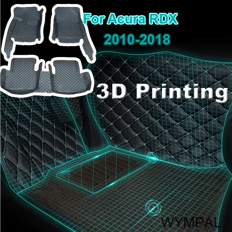 

Автомобильные коврики для Acura RDX 2018 2017 2016 2015 2014 2013 2012 2011 2010, аксессуары для автомобильного интерьера, Водонепроницаемые кожаные коврики
