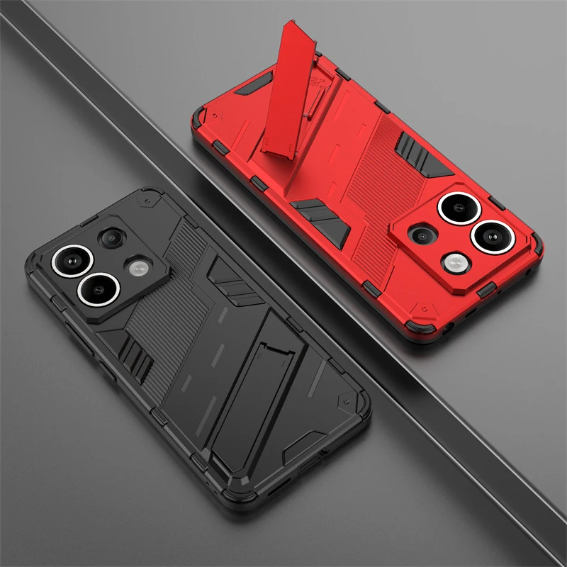 Rugged Shockproof Kickstand Case with Car Mount Feature