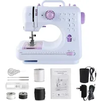 New Portable Electric Sewing Machine Pro With 12 Stitches Patterns,  Multifunctional Home Sewing Machine Parents sewing tools 1