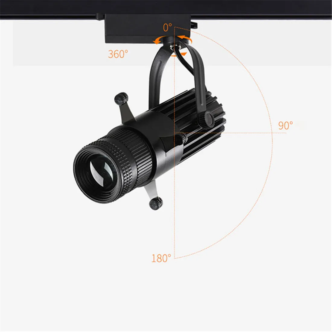 20W Graphics Cut Light  5W 10W 15W LED track Spotlights Adjustable Square Shape Painting Lamp for Museum Art Gallery Church 3