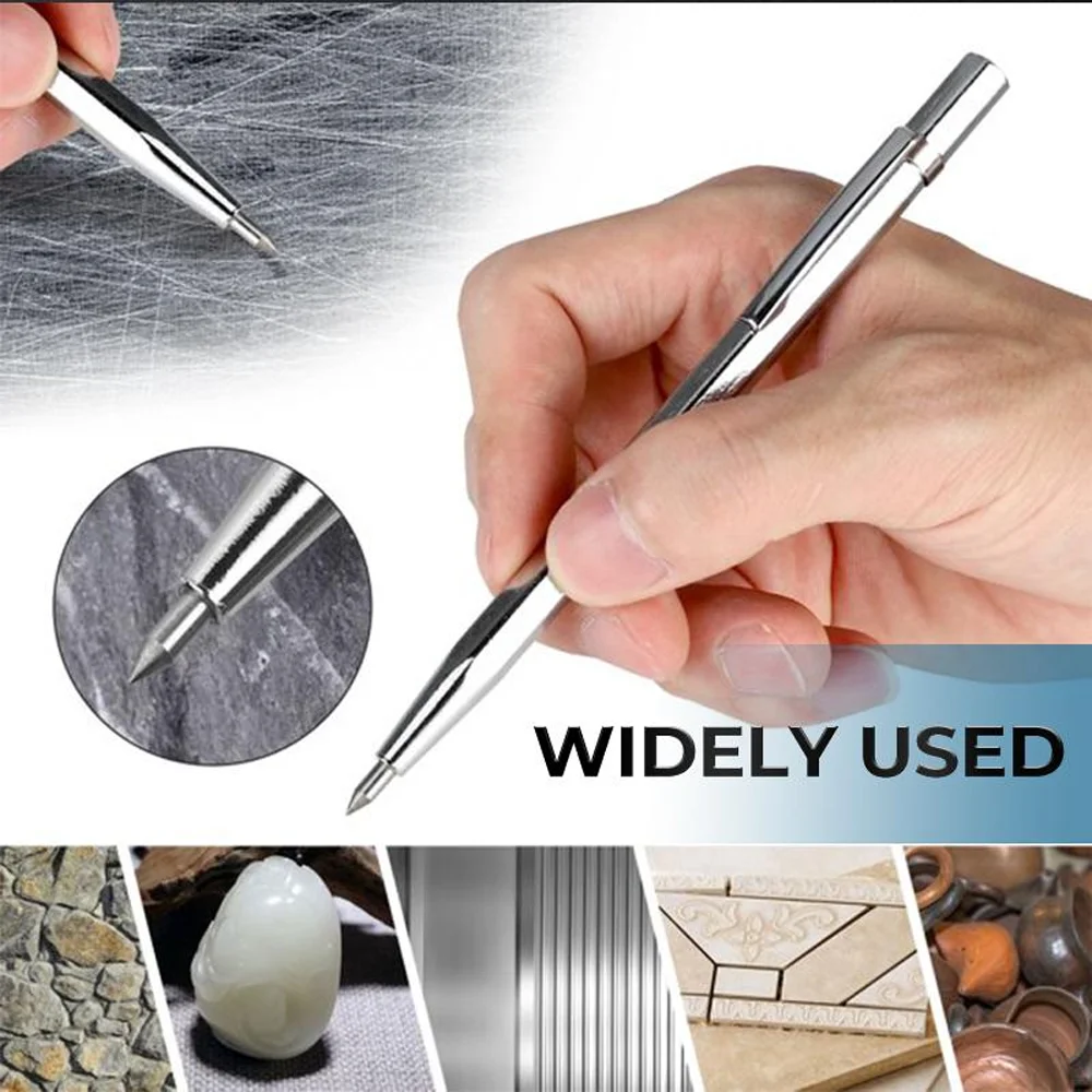 

Diamond Scribing Pen Tungsten Carbide Tip Carbide Engraving Pen Tungsten Carbide Nib Stylus PenFor Glass Ceramic Metal Hand Tool