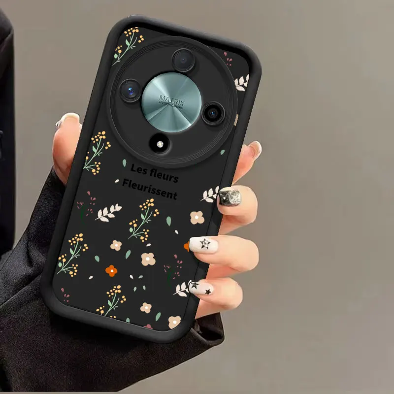 Romantic Flower Shockproof Soft Silicone TPU Protective Case