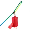 Leather Dog Poop Bag Holder Dog Waste Bag Dispenser with Metal Clip for Leash Belt Portable Leather Doggy Poop Bags Holder 6