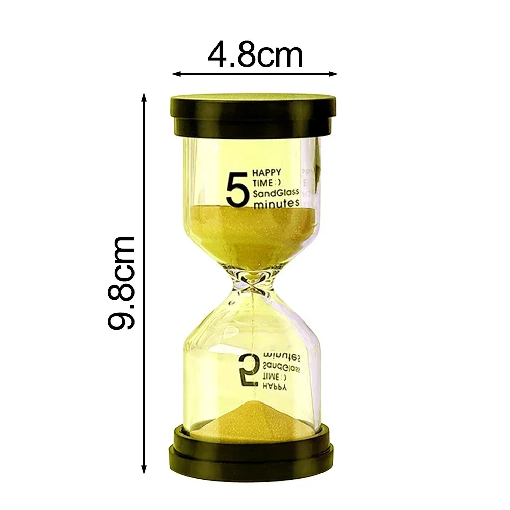 5 Minutes Colorful Hourglass Sandglass Children KidGift Toy Sand Timer Hour Glass Home Decoration Sand ClockKid Timer Learning