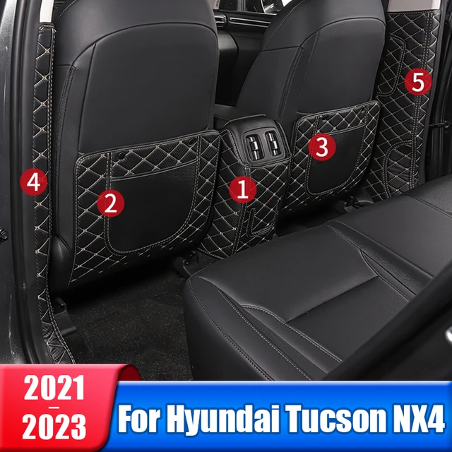 Housse Siege Voiture Pour Hyundai Tucson Hybrid (2021-2023), Housse De  Siège Voiture Universelles, Housse De Protection Respirante En Cuir PU  Premium,5 Seats Full Set Standard ( Color : B(Gold) ) : 