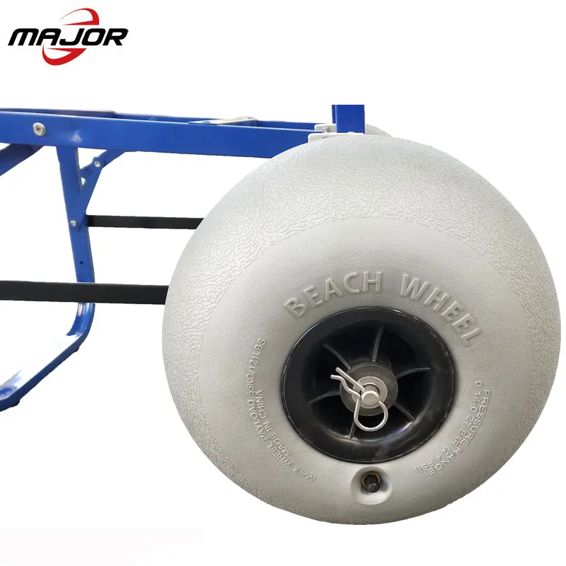 Folding collapsible wagon trolley portable aluminum surfboard fishing beach rod