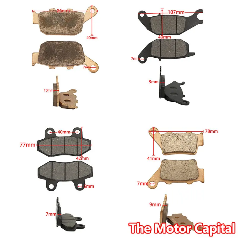 

Brake Pads For SX SXF XC EXC XCW XCF EXCF 125 150 200 250 300 350 400 450 500 525 530 625 2004-2016 Front Rear Brakes