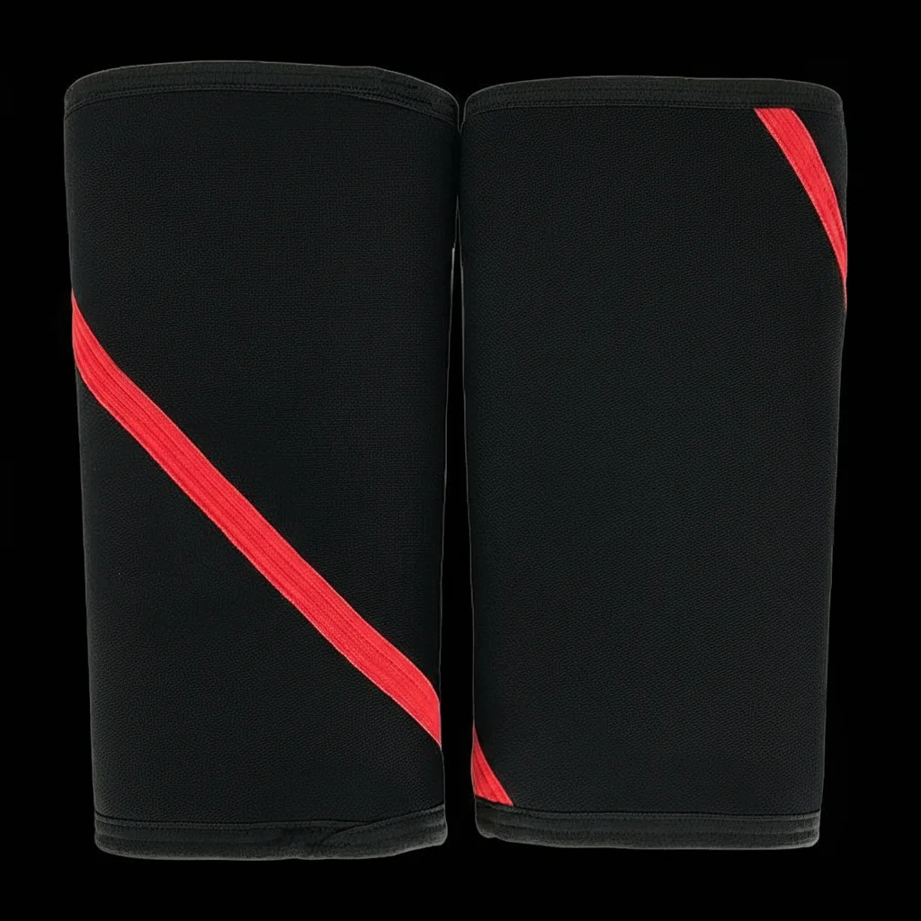7mm Neoprene Compression Knee Brace Sleeves for Weightlifting & Fitness