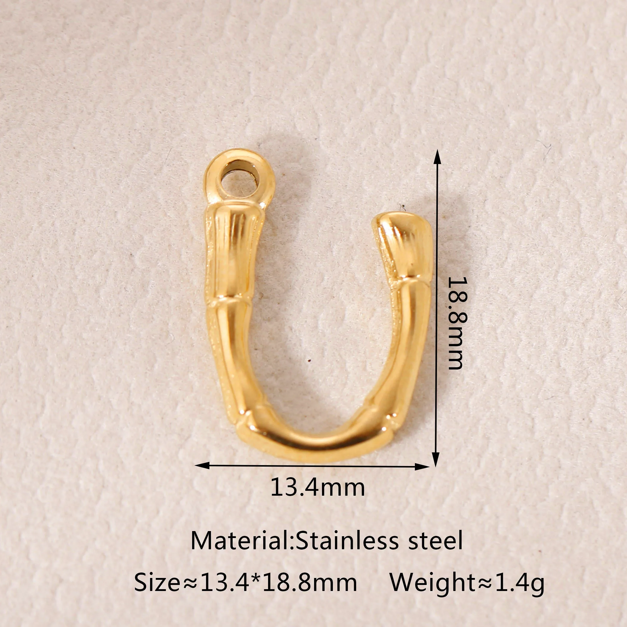 3 Teile/los Englisch Buchstaben Charms Edelstahl PVD Überzug Initial A-Z Alphabet Anhänger DIY Personalisierte Schmuck Finden – Detail 27