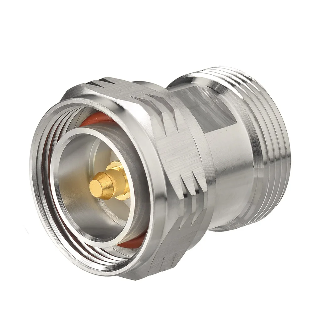 Superbat 5pcs 7/16 DIN Adapter Male to Female Straight RF Coaxial Connector Cable Adapter for Electronic Components