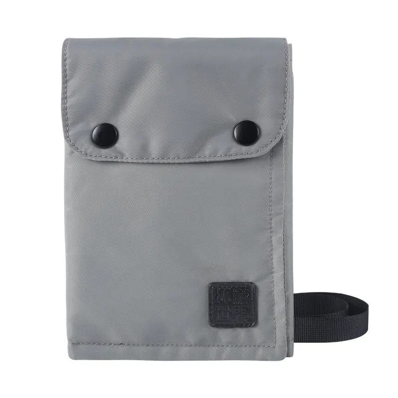 Porta Passaporto Da Viaggio Con Blocco RFID – Tasca Nascosta A Collo, In Pelle Impermeabile – Contiene Passaporto, Carte E Smartphone