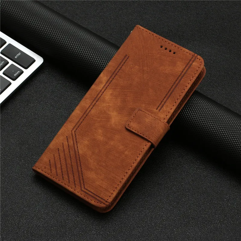 Leather Flip Wallet Phone Case - Elegant and Durable Design