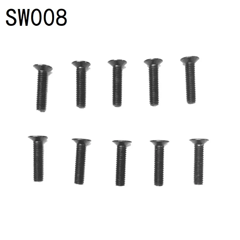 

10 шт. m3x12 мм Винт SW008 для JLB Racing CHEETAH 11101 21101 J3 Speed 1/10 обновленные детали для радиоуправляемых автомобилей запасные аксессуары