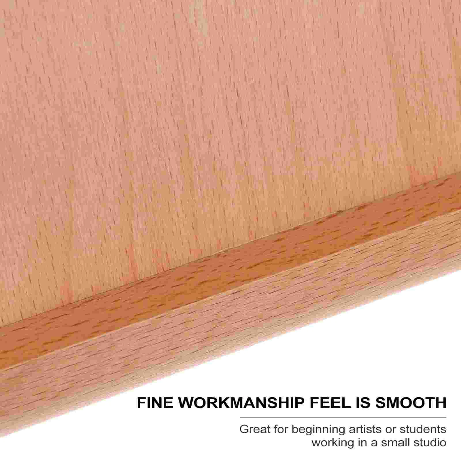 4K 나무 드로잉 보드, 조정 가능한 드로잉 테이블 책상 이젤, 접이식 나무 탁상 아티스트 이젤 페인팅 미술 용품