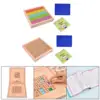 1-100 Digital Math Learning Toy Educational Montessori Toys Train Logical Wooden Sudoku Board for Birthday Gift Kids Children 2