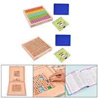 1-100 Digital Math Learning Toy Educational Montessori Toys Train Logical Wooden Sudoku Board for Birthday Gift Kids Children 2