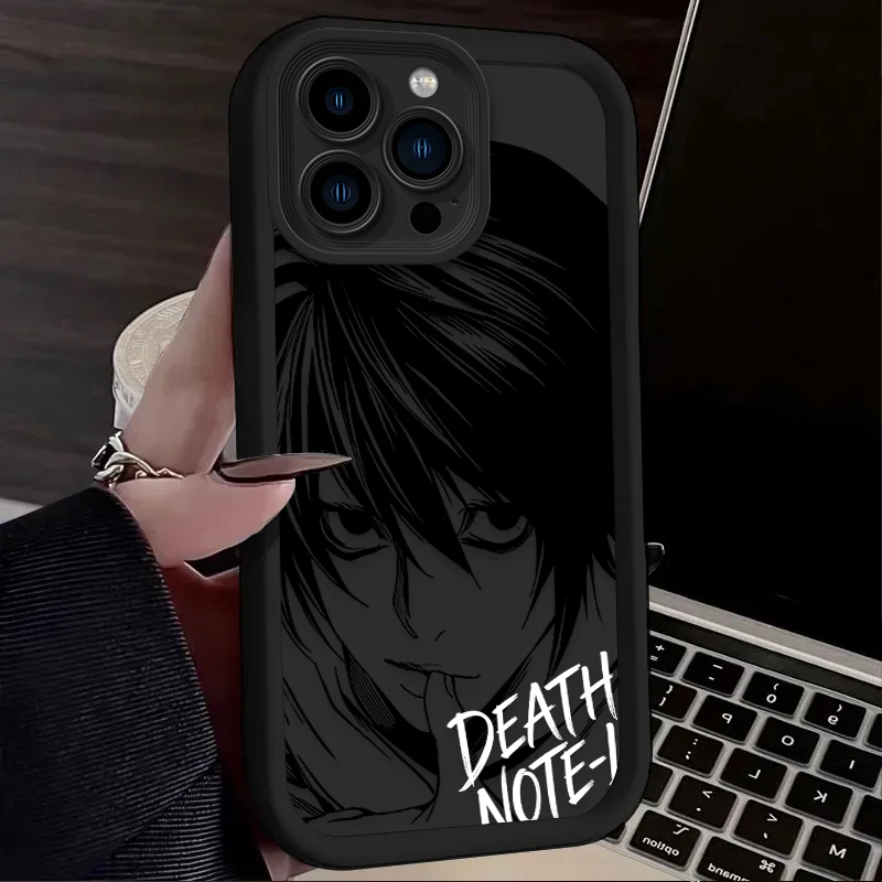 Death Note L & Misa Soft TPU Phone Case - Anime Character Design
