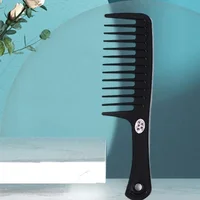 Peigne à dents larges pour cheveux bouclés pour femmes, peigne durable de grande taille et outil de coiffage pour cheveux longs, usage domestique, style permanent 3