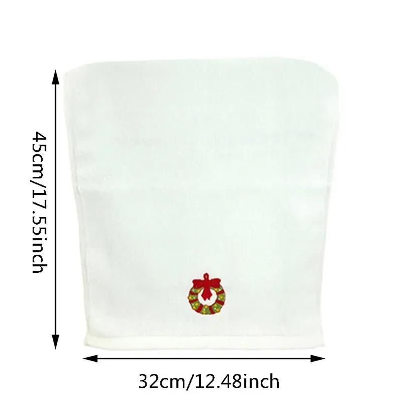 Unisex Cotton Christmas Innovative Towel Set Halloween Christmas Gifts Kitchen Hand Towel Embroidered Holiday Towels Bathroom