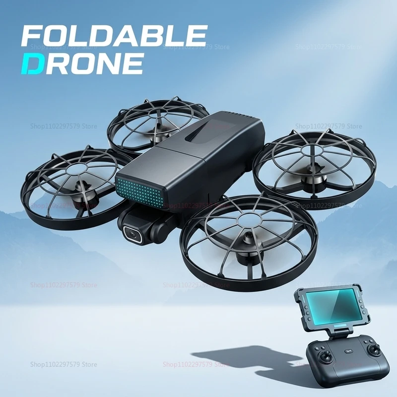 Nuovi Droni M8 GPS 8K Professionali HD 360 ° Quadricottero Pieghevole con Doppia Fotocamera, 5G WIFI, Motori Brushless, Evitamento Ostacoli, FPV - Image 5