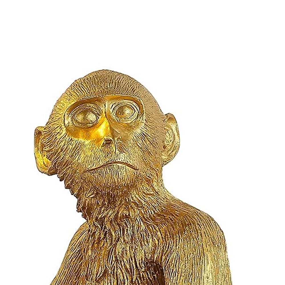 Monkey Table Lamp Sitting Monkey Light Creative Desk Lamp Vertical Resin Table Light Gift for Home Office Bedroom Décor 5
