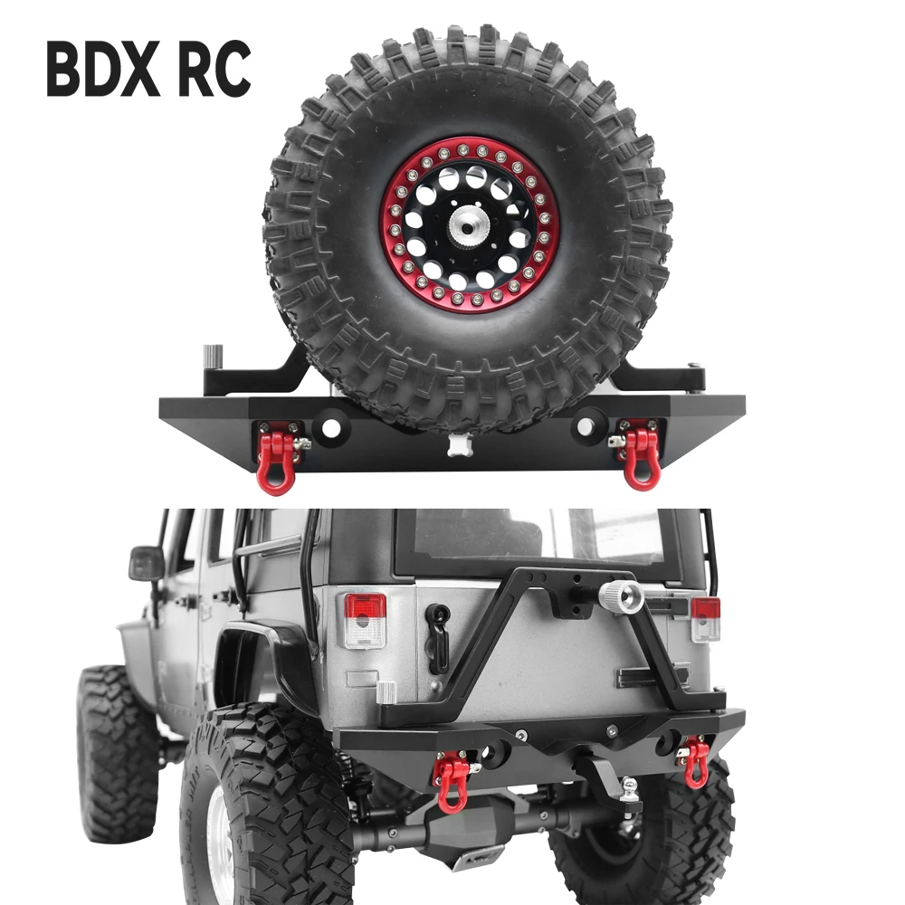 Ersatzbereifung mit LED für RC-Crawler 1:10 SCX10 TRX-4